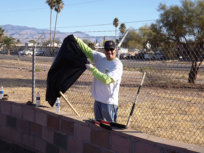 Danny  at the Arizona Builders' Alliance Volunteer Day 2012