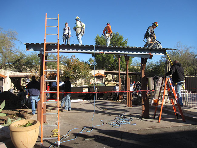 J.B. Steel employees at the 2013 Arizona Builders' Alliance Volunteer Day