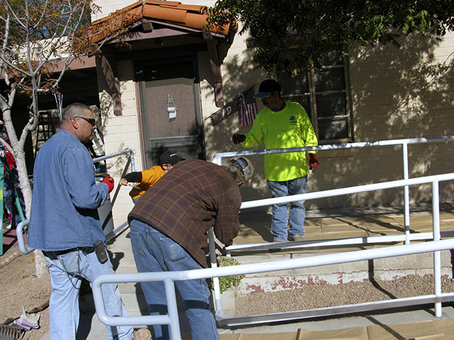 J.B. Steel employees at the 2013 Arizona Builders' Alliance Volunteer Day