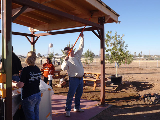 Jack at the Arizona Builders' Alliance Volunteer Day 2012